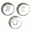 Thrifco Plumbing Index Buttons for Price Pfister Faucets, Chrome, Replaces Danco 4401593